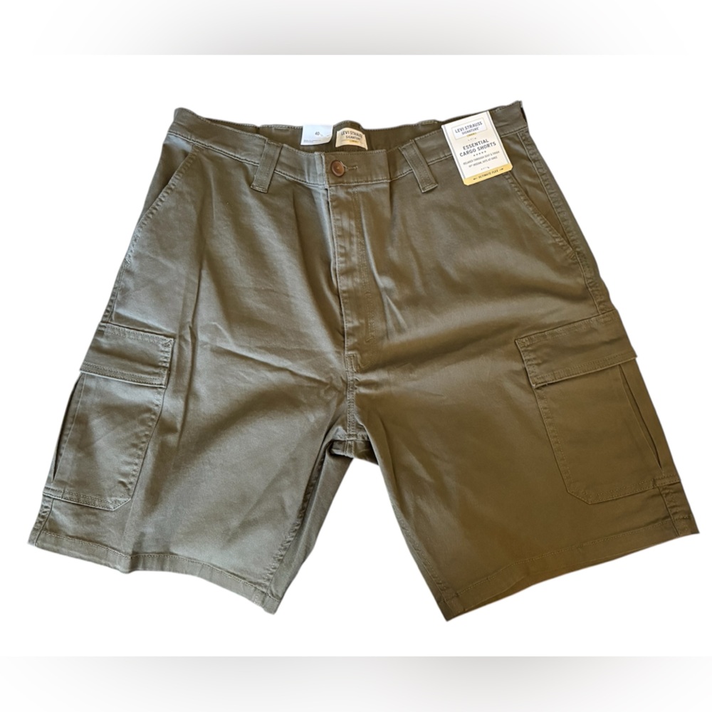 Levi's Men's Olive Green Cargo Shorts